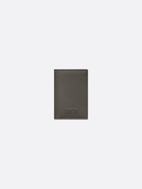 Dior Dior Privé Vertical Bifold Card Holder