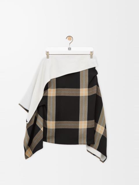 Loewe Draped skirt in stretch viscose
