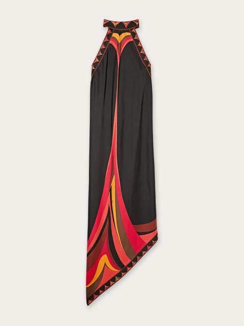 PUCCI FARI PRINT SILK DRESS