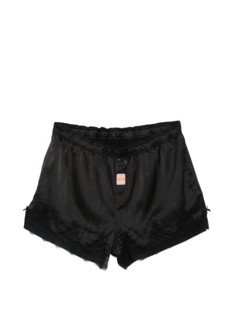 Martine Rose lace-trim shorts