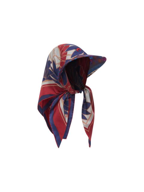 Regenerated Silk Scarves Veiled Cap