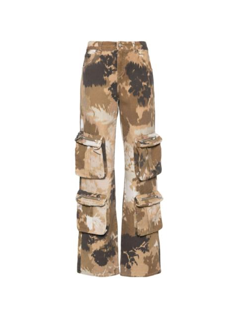 Blumarine ChinÃ© camouflage-print cargo jeans