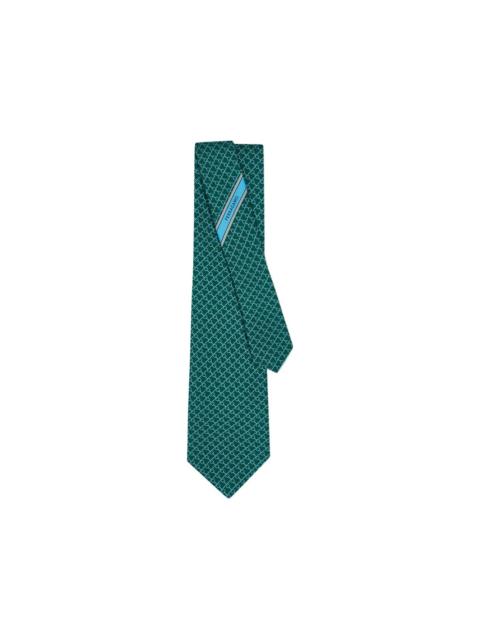 FERRAGAMO square-print silk tie