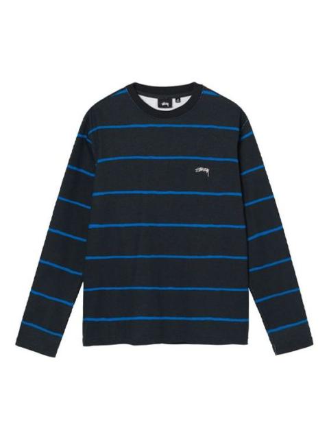 Stussy Unisex SS22 Hand Drawn Strlpr Ls Crew Swea Black 1140286