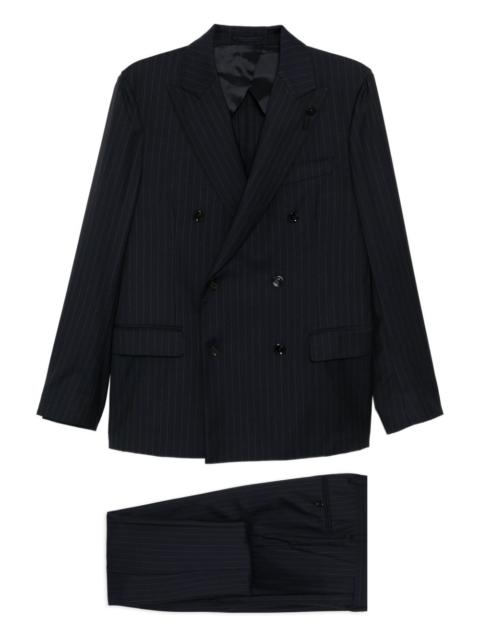 LARDINI wool double-breasted suit