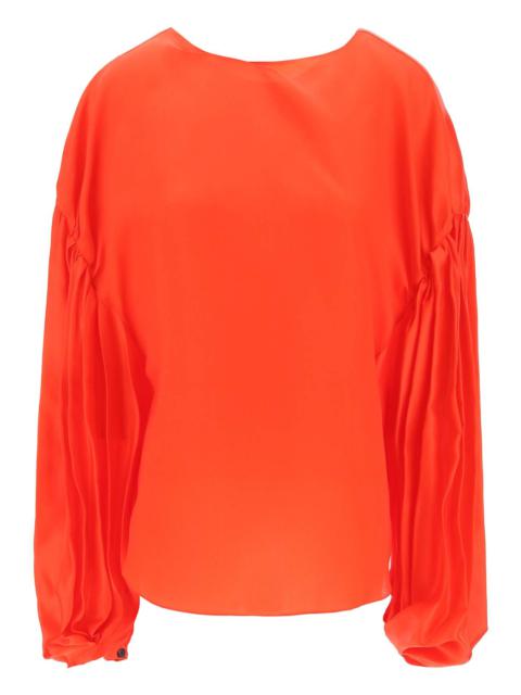 "QUICO BLOUSE WITH PUFFED SLEEVES