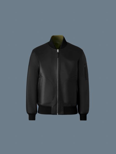 MACKAGE EASTON-SA 2-in-1 Reversible Leather Bomber Jacket