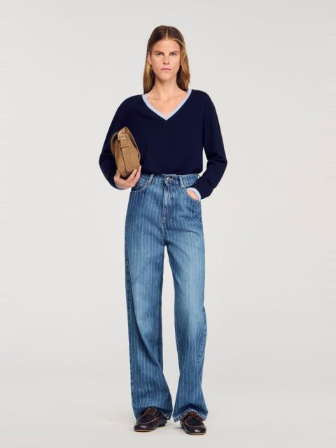 Sandro WOOL AND CASHMERE SWEATER