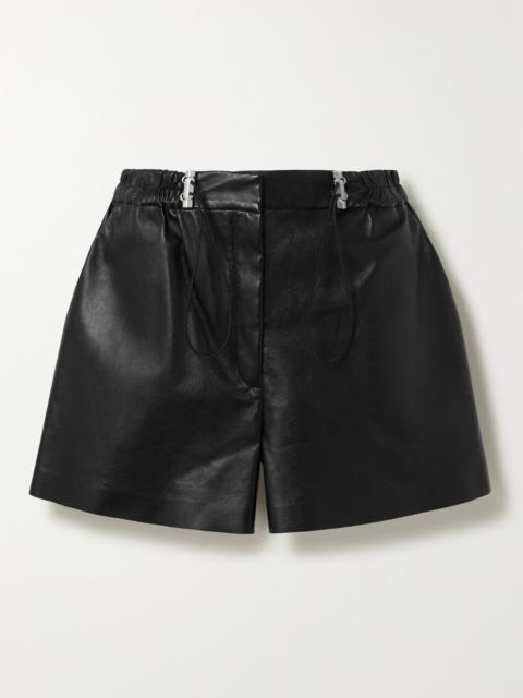 Givenchy Leather Shorts