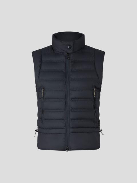 BOGNER Florin Lightweight down waistcoat in Navy blue