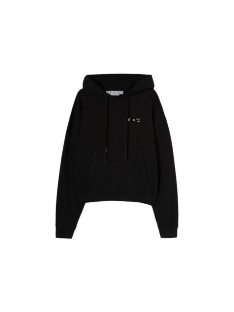 Off-White OFF-WHITE Caravaggio Paint Over Hoodie Black