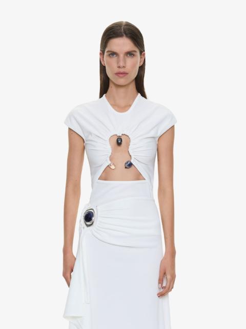 CHRISTOPHER ESBER Hiero Crystal Capped Tee