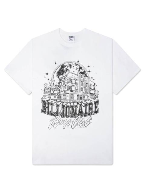 BILLIONAIRE BOYS CLUB CLUBHOUSE S/S KNIT - WHITE