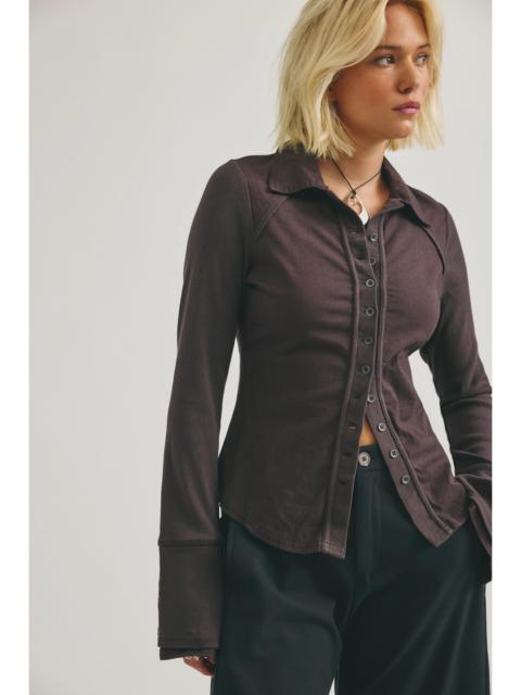 FREE PEOPLE We The Free Happy Valley Button Down Shirt