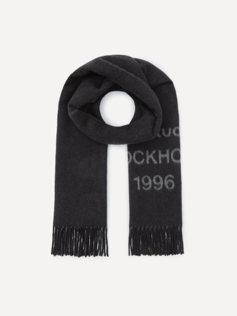 Acne Studios Logo Wool Scarf