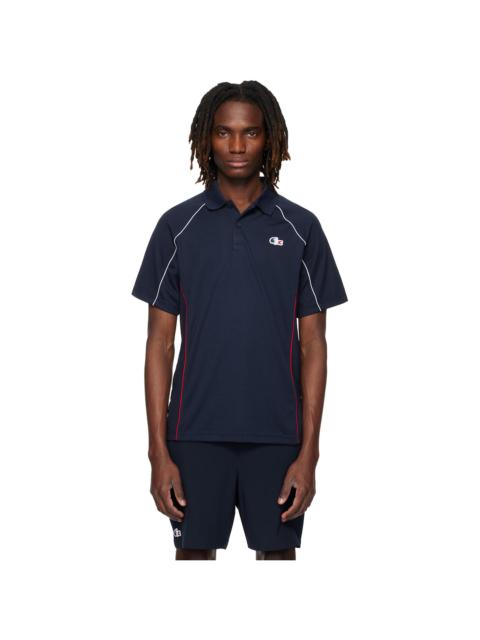 LACOSTE Navy French Tennis Team Polo