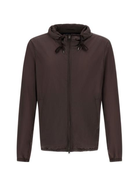 Herno drawstring hooded jacket