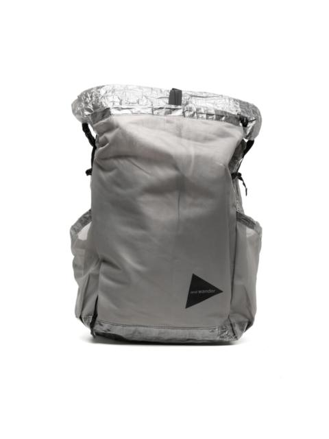 and Wander Dyneema logo-print backpack