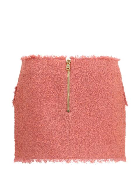 Balmain tweed mini skirt
