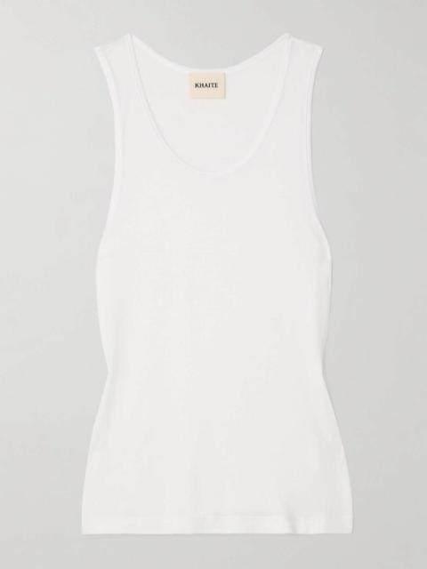 Johnnie ribbed-knit tank