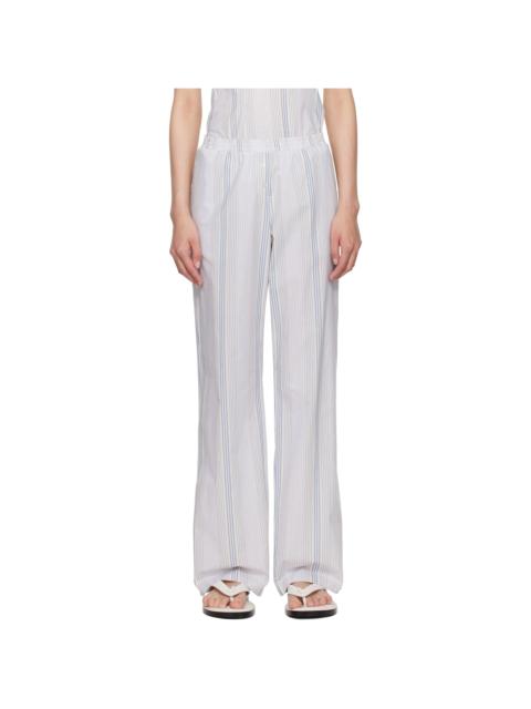 paloma wool Blue & White Kimoto Lounge Pants