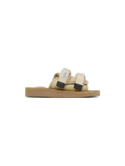 Beige MOTO-Cab Sandals