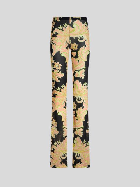 PRINTED JERSEY TROUSERS