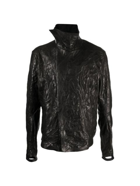 Isaac Sellam crinkled leather jacket