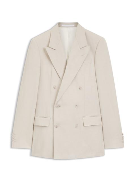 BOSS BOSS BY BECKHAM SLIM-FIT JACKET WITH MICRO PATTERN