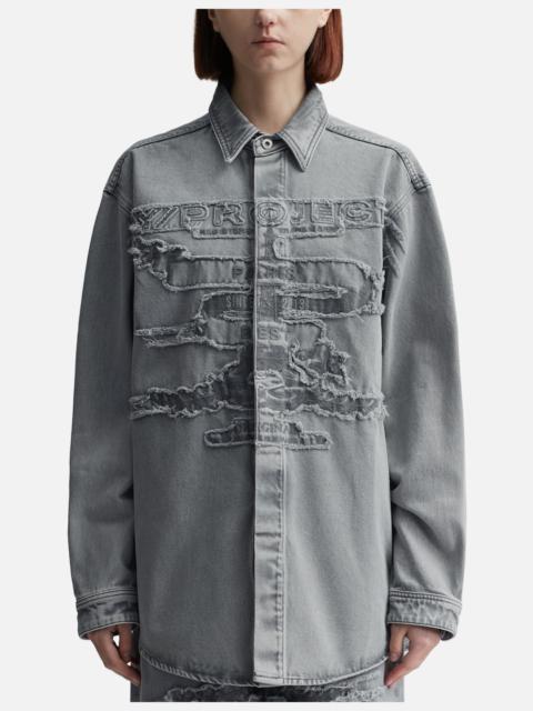 Y/Project PARIS' BEST PATCH DENIM SHIRT