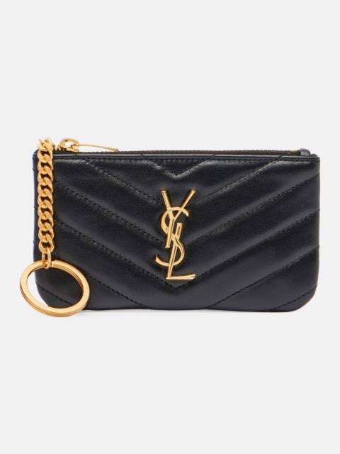 SAINT LAURENT Cassandre matelassé leather pouch