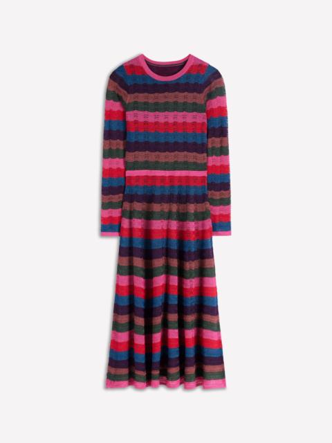 BODEN Metallic Wave Dress-Multi Stripe