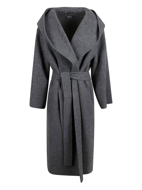 'S Max Mara hooded belted coat