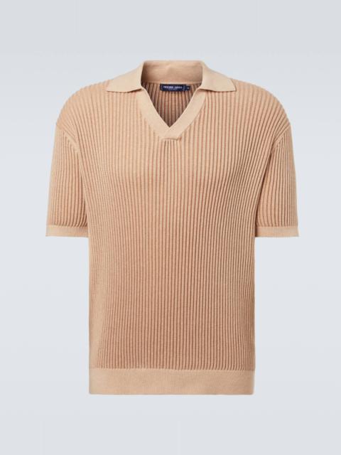 FRESCOBOL CARIOCA Rino cotton and cashmere polo shirt