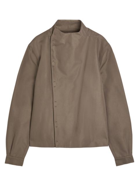 Rick Owens Lpm Funnel-neck Canvas Jacket