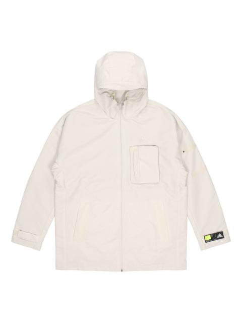 adidas adidas Th Jkt Wv Cstm Casual Sports Training Hooded Jacket Bauxite Brown GP0991