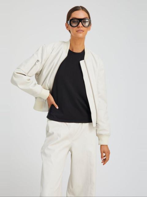 SPRWMN SHELL LEATHER CLASSIC BOMBER