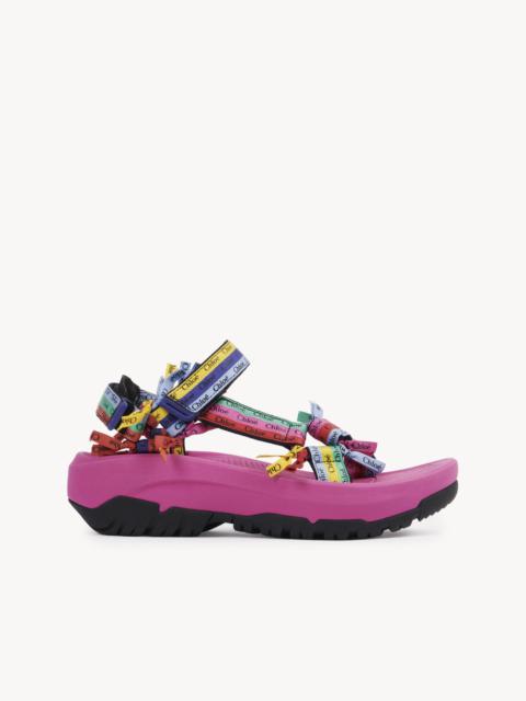 Chloé CHLOÉ X TEVA HURRICANE XLT2 AMPSOLE FLAT 샌들