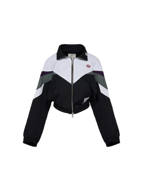 colour-block cropped jacket
