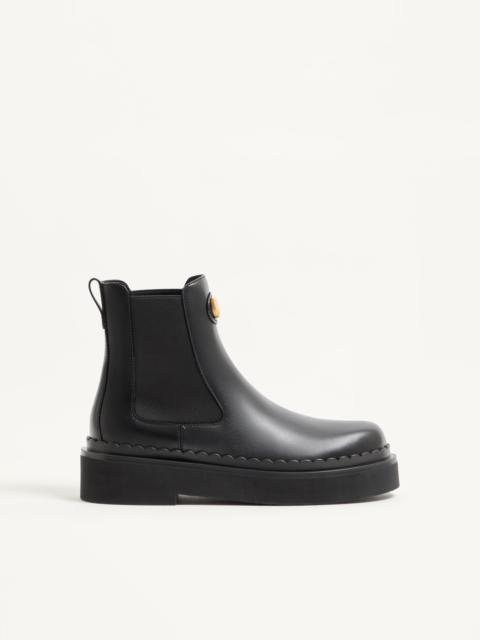 Valentino VLOGO SIGNATURE CHELSEA ANKLE BOOT IN CALFSKIN 45MM