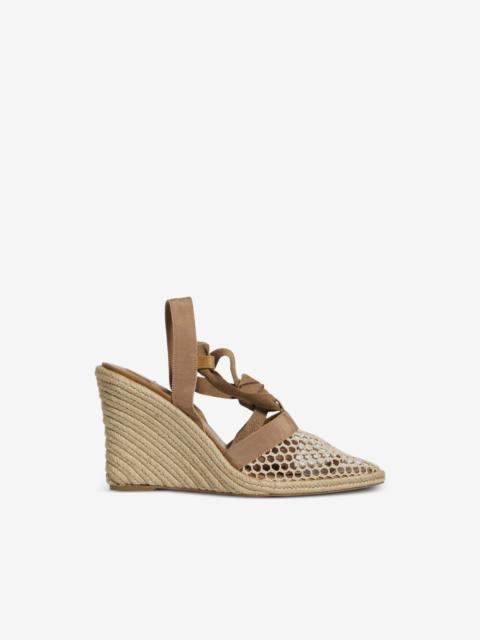 Christian Louboutin mesh-panel espadrilles