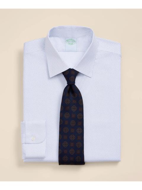 Brooks Brothers Brooks Brothers Explorer Collection Non-Iron Twill Ainsley Collar, Dot Dress Shirt