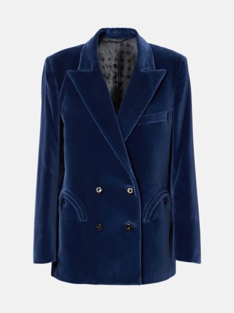 BLAZÉ MILANO Jealousy Everynight cotton velvet blazer