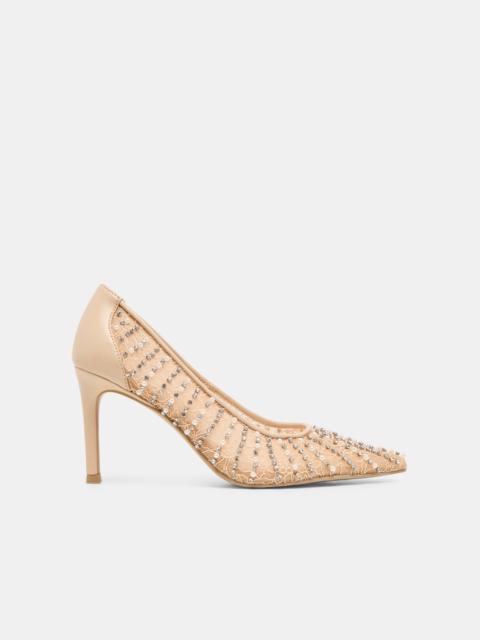 dolce vita KASHE PEARL HEELS BLUSH LACE MESH