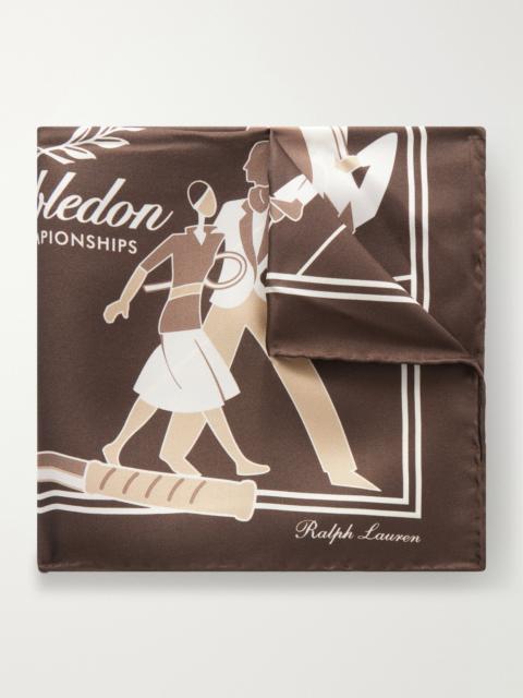 Ralph Lauren Wimbledon Printed Silk-Twill Pocket Square
