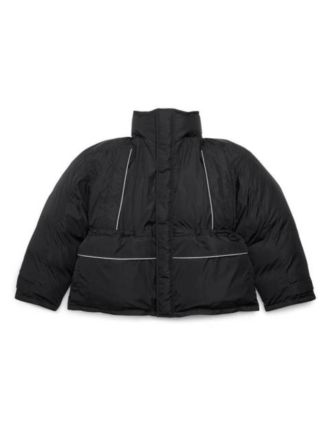 BALENCIAGA Balenciaga 'Wrap Mat Nylon' Parka (Black)