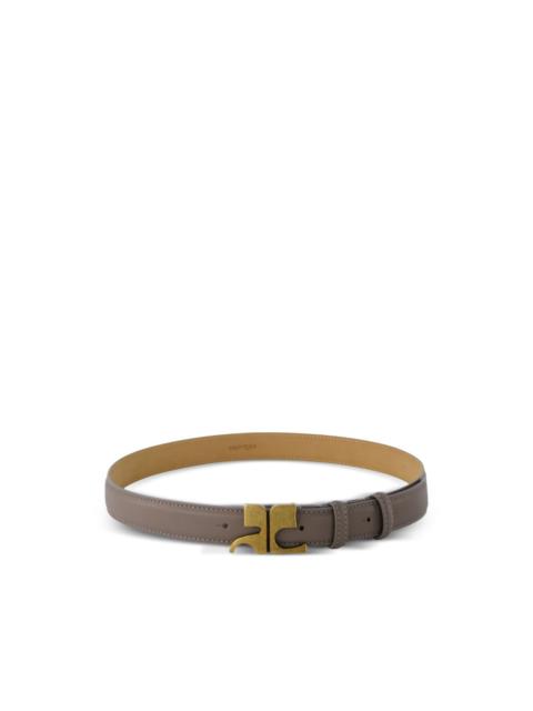 courrèges leather belt