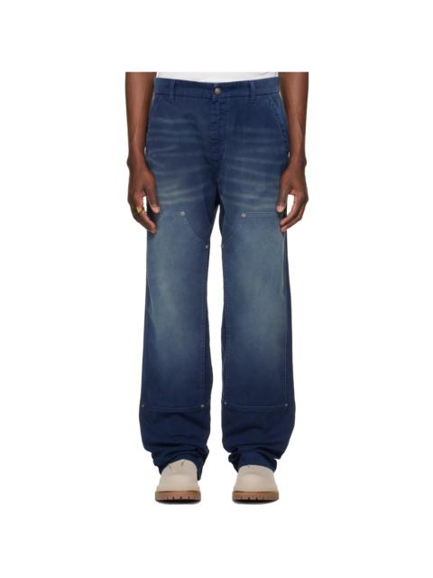 424 Navy Work Trousers