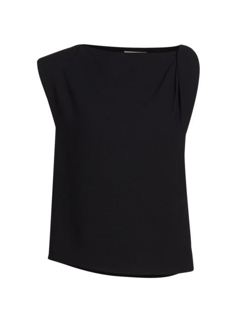 Vince Women's Draped Sleeveless Top - Black
