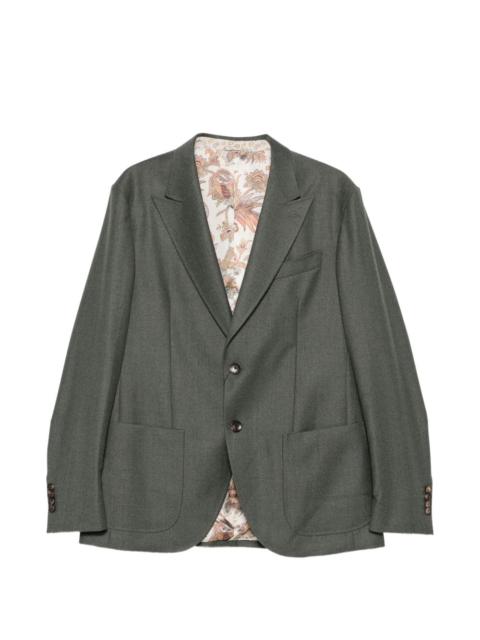 Etro peak-lapel single-breasted suit